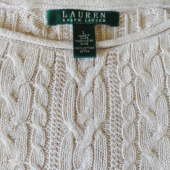 Lauren Ralph Lauren knit sweater size L. - Picture 5 of 11